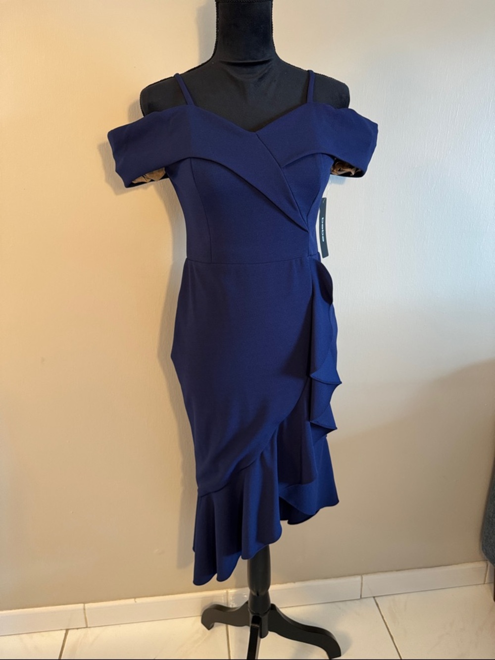 Bebe off shoulder dress